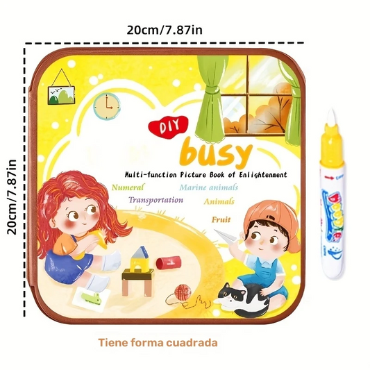 LIBRO MAGICO PARA PINTAR CON ACTIVIDADES