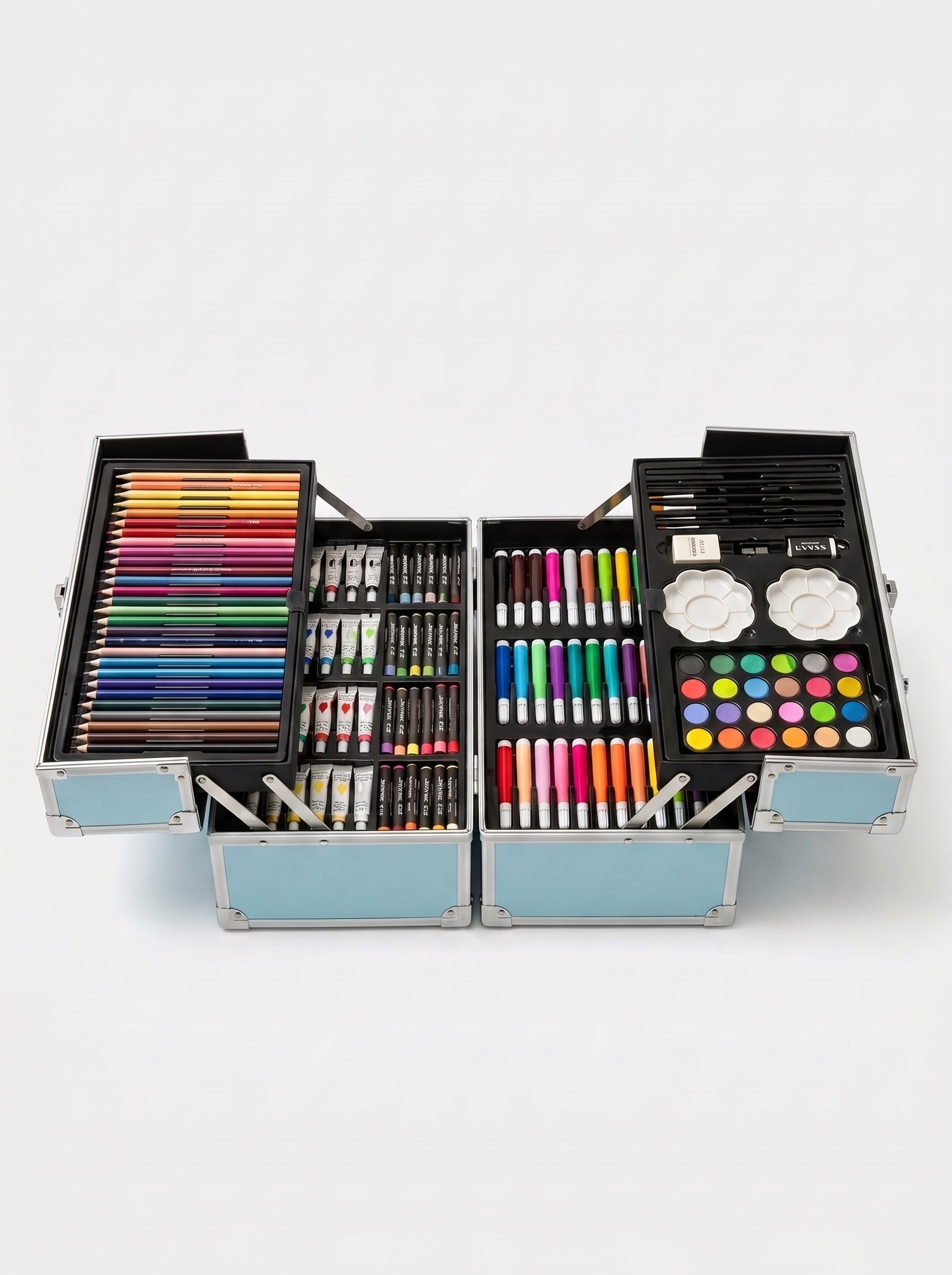 SET DE ARTE PREMIUM METAL 145 PIEZAS