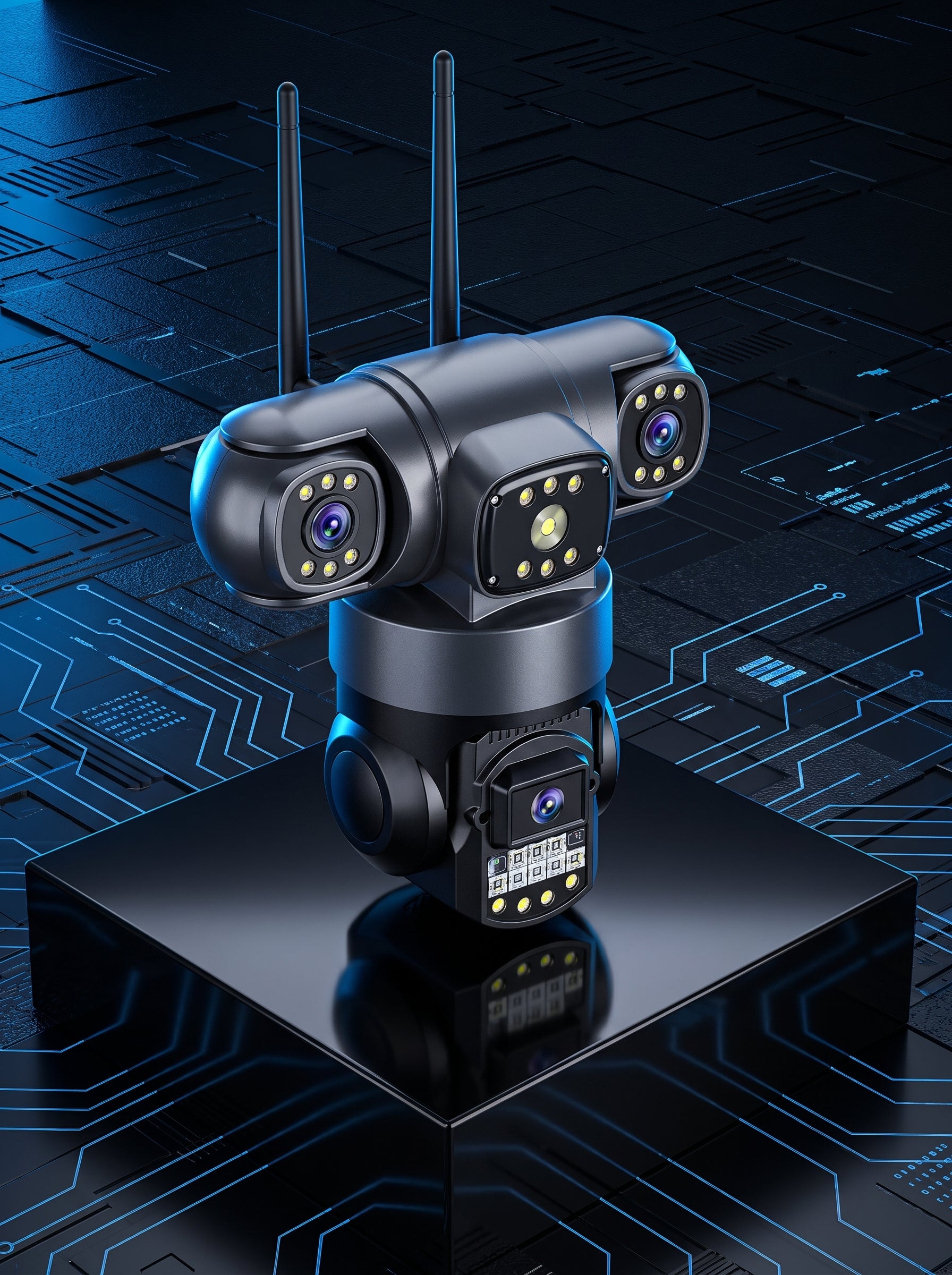 CAMARA DE SEGURIDAD V380 TRES LENTES