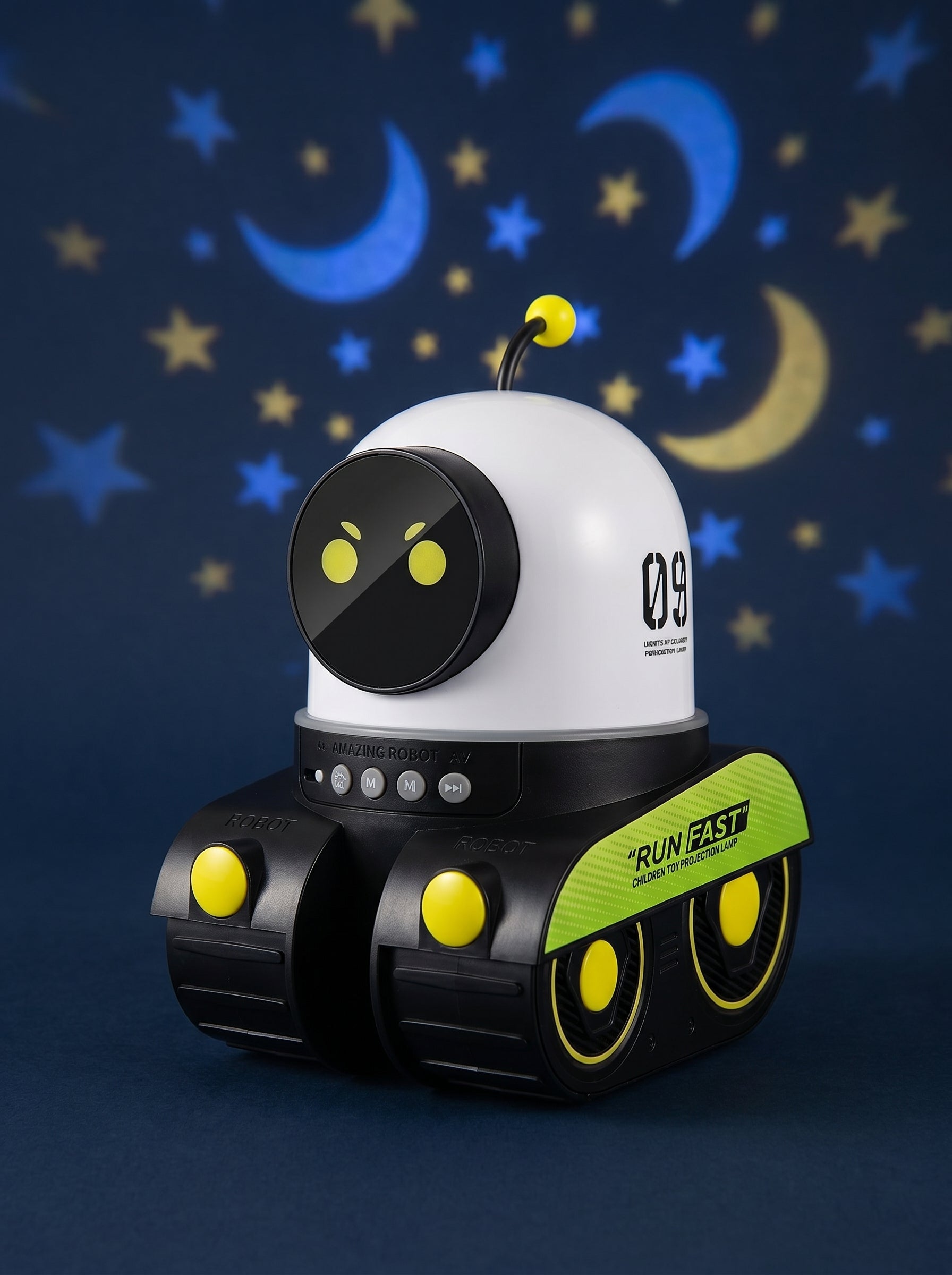 PROYECTOR ROBOT CON BLUETHOOTH