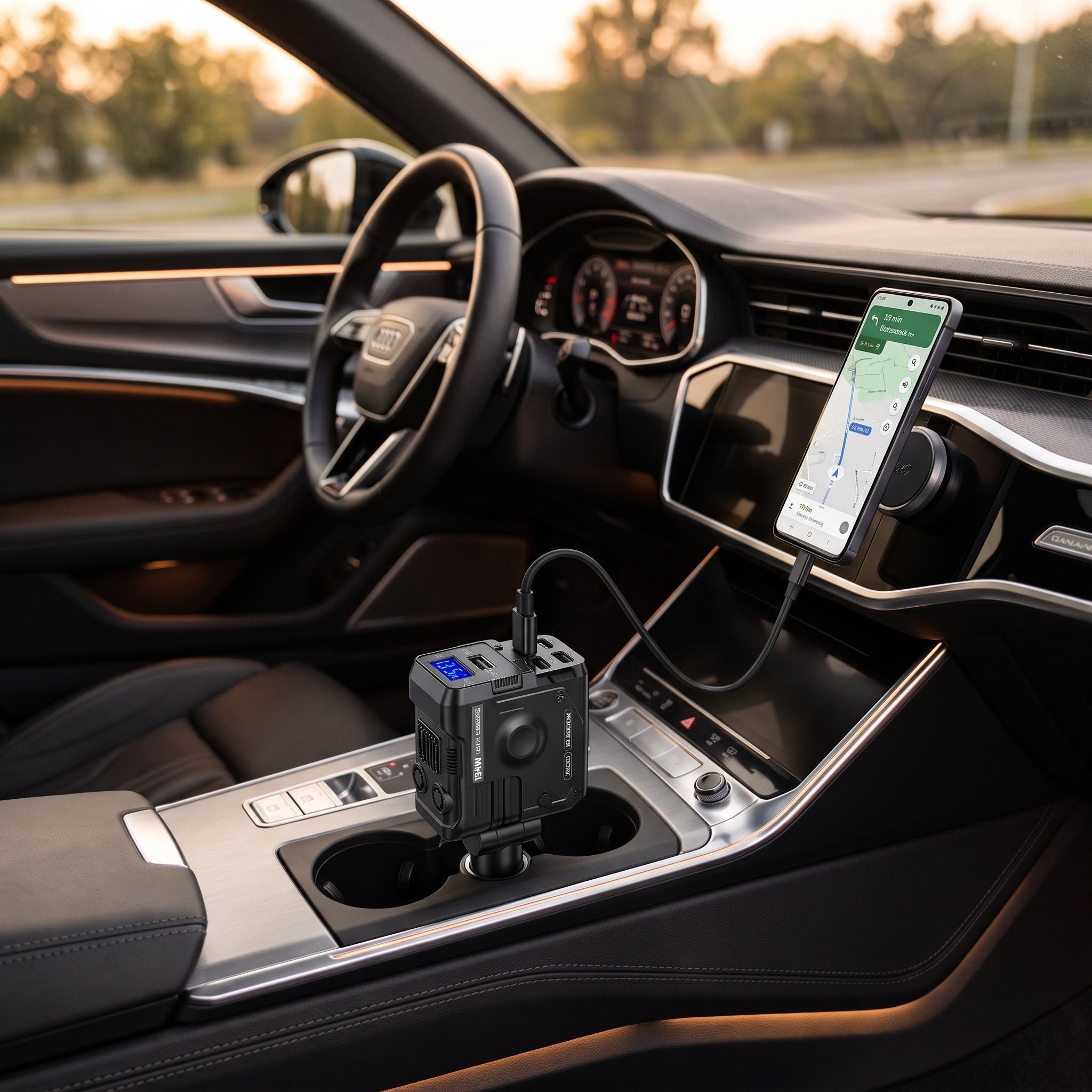 CARGADOR DE CELULAR PARA AUTOMOVIL