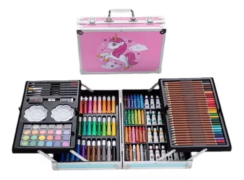 SET DE ARTE PREMIUM METAL 145 PIEZAS