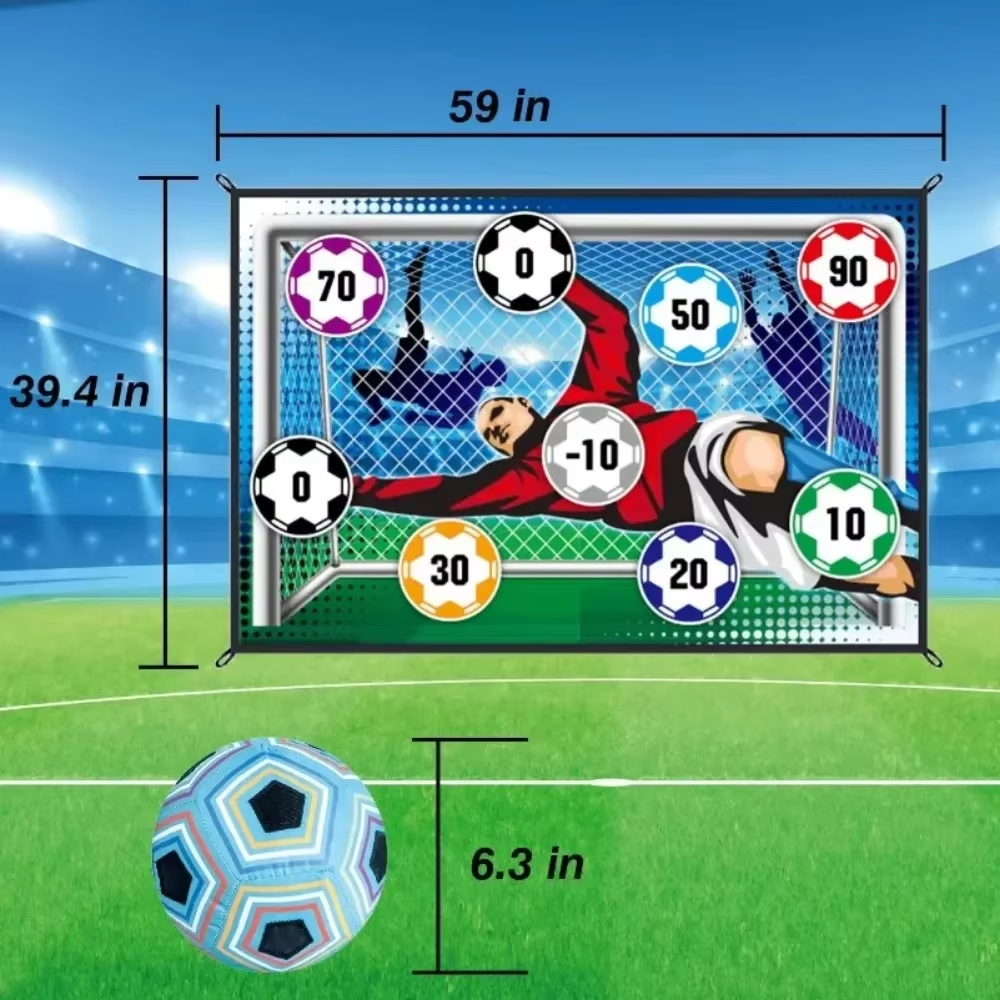 TAPETE DE FUTBOL CON ADHESIVO