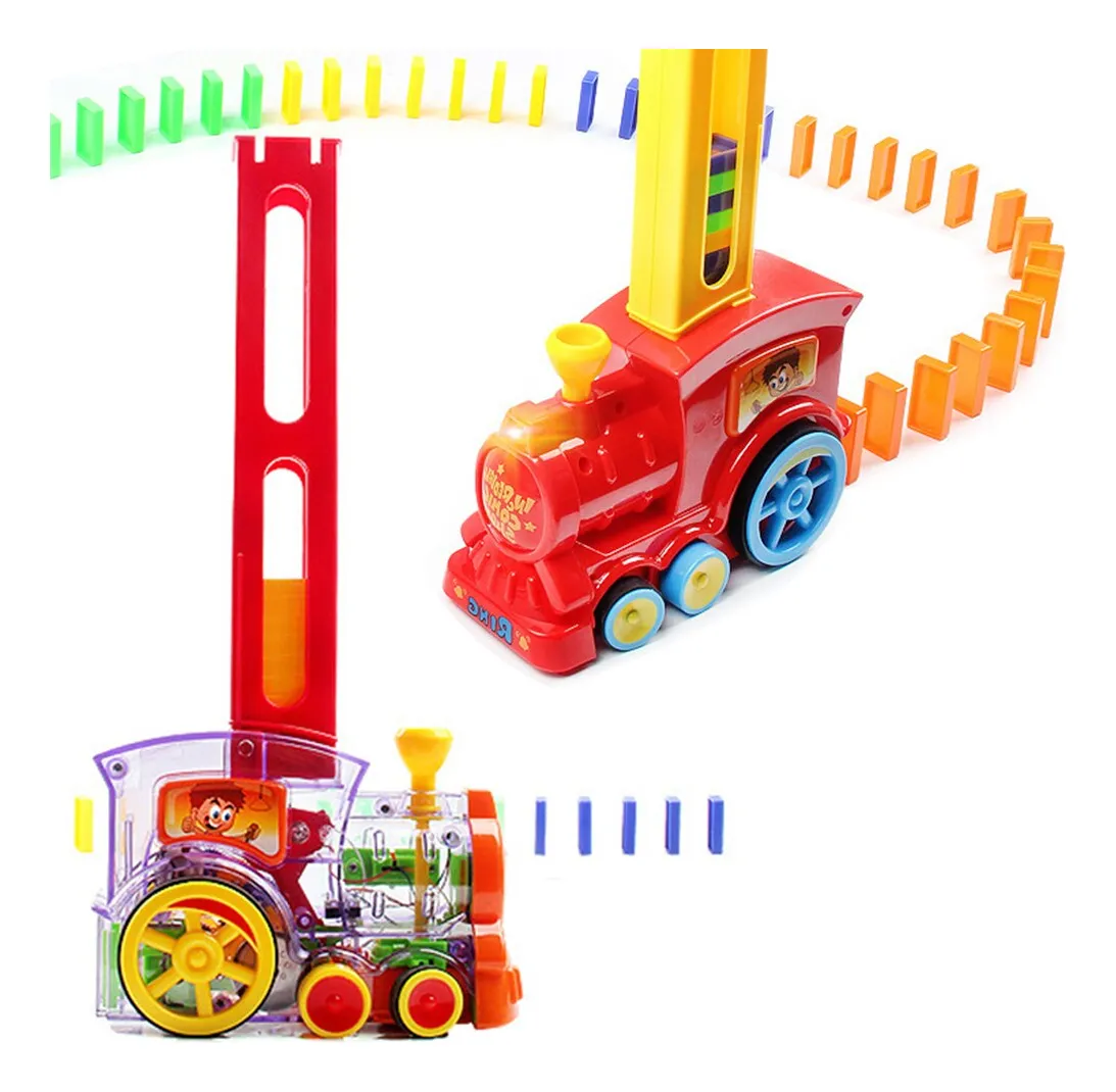 JUEGO DE TREN DOMINO ELECTRICO