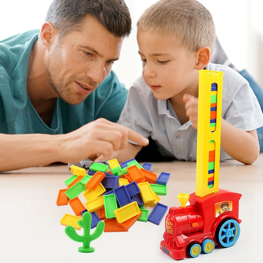 JUEGO DE TREN DOMINO ELECTRICO