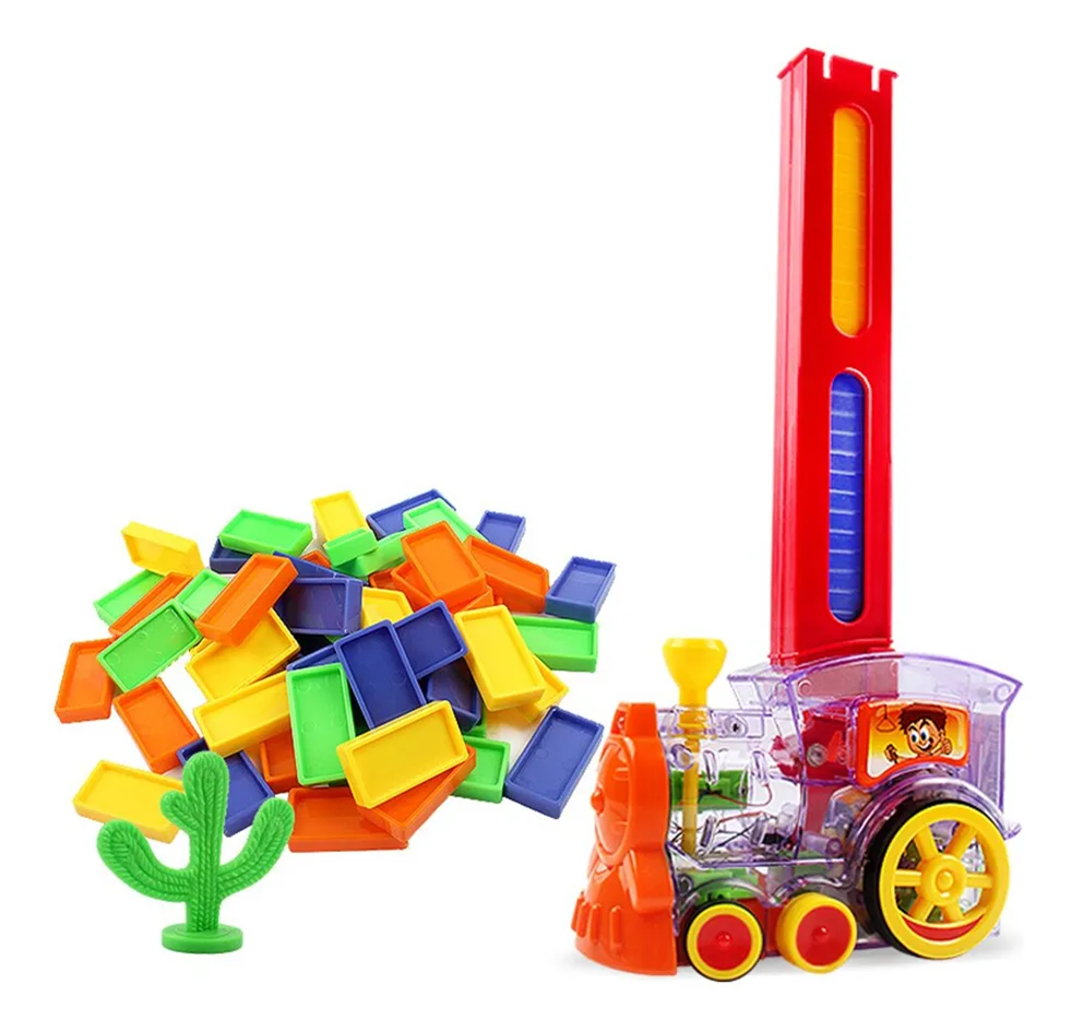 JUEGO DE TREN DOMINO ELECTRICO