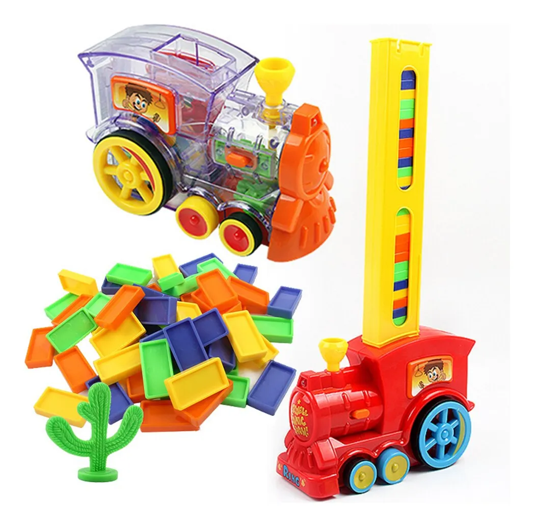 JUEGO DE TREN DOMINO ELECTRICO