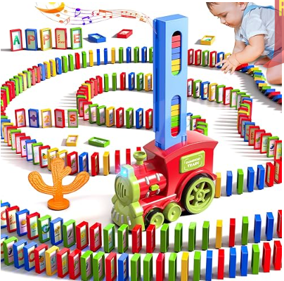 JUEGO DE TREN DOMINO ELECTRICO