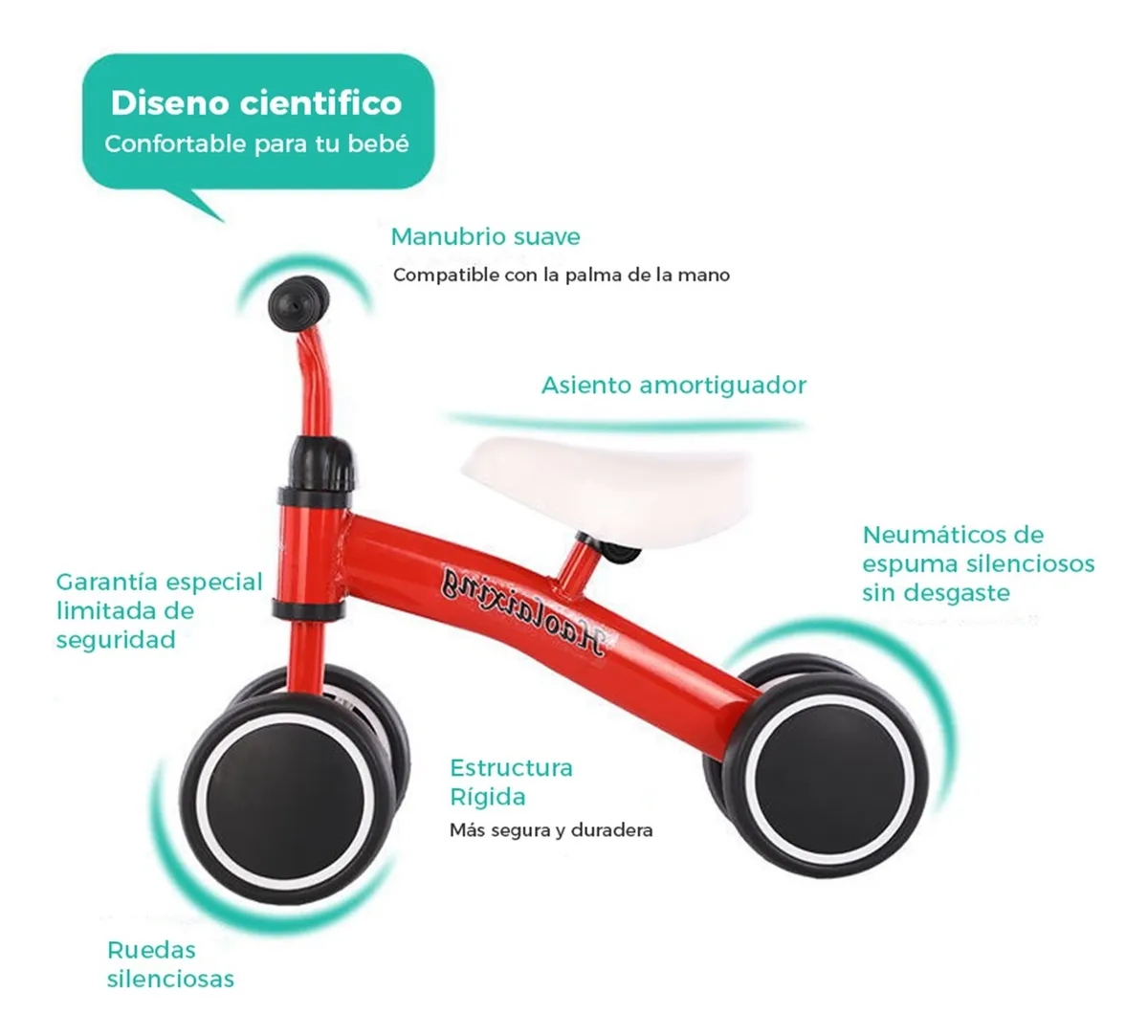 TRICICLO DE EQUILIBRIO SIN PEDALES
