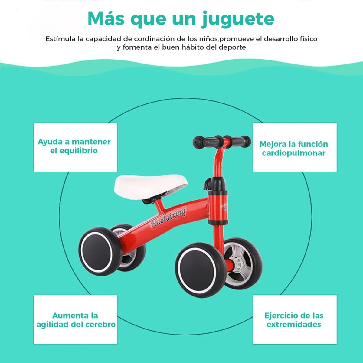 TRICICLO DE EQUILIBRIO SIN PEDALES