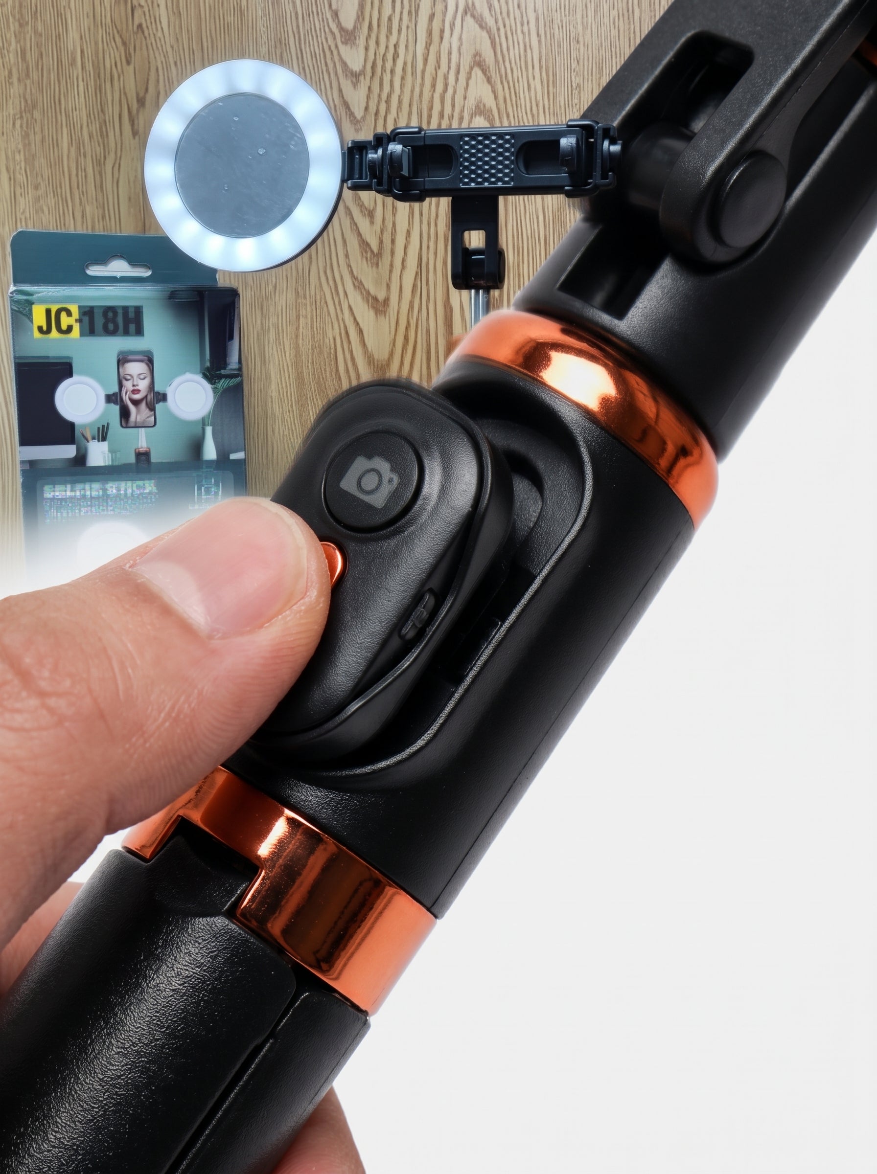 SELFIE STICK TRIPODE CON LUCES