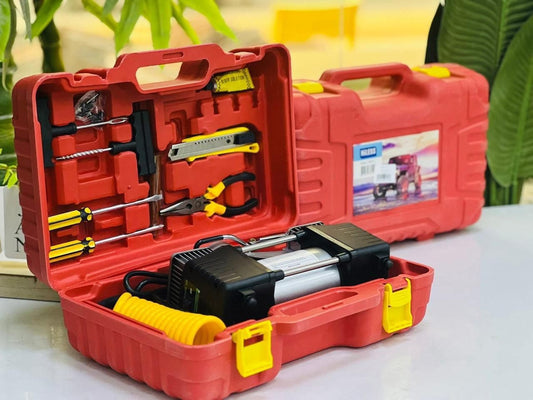 KIT DE COMPRESOR Y HERRAMIENTAS