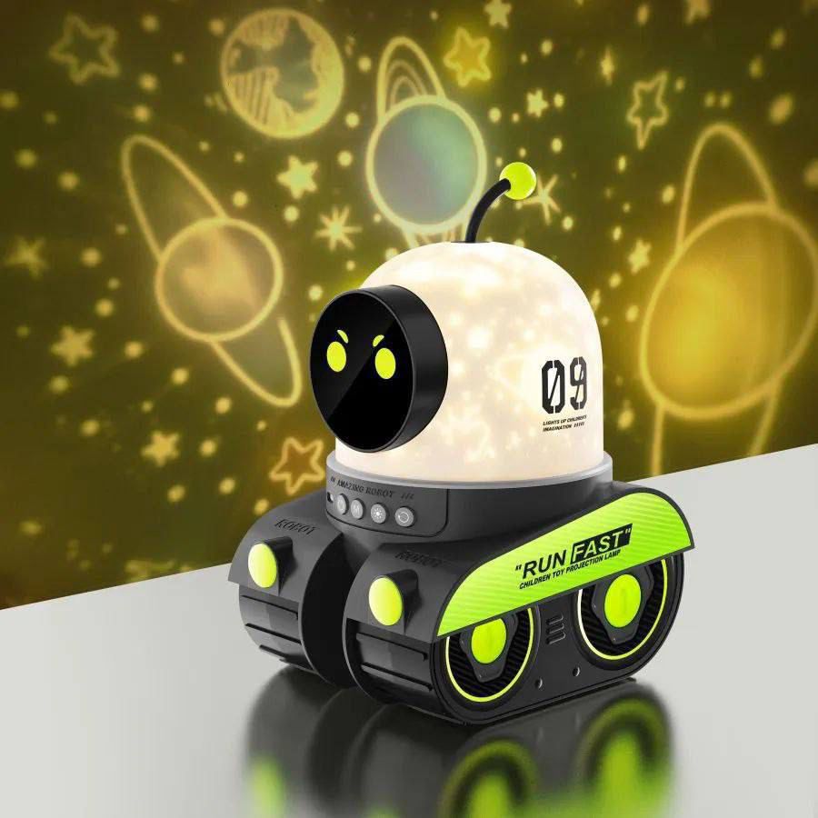 PROYECTOR ROBOT CON BLUETHOOTH