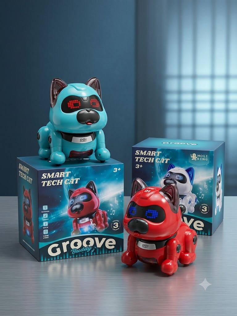PERRO ROBOT INTELIGENTE E INTERACTIVO