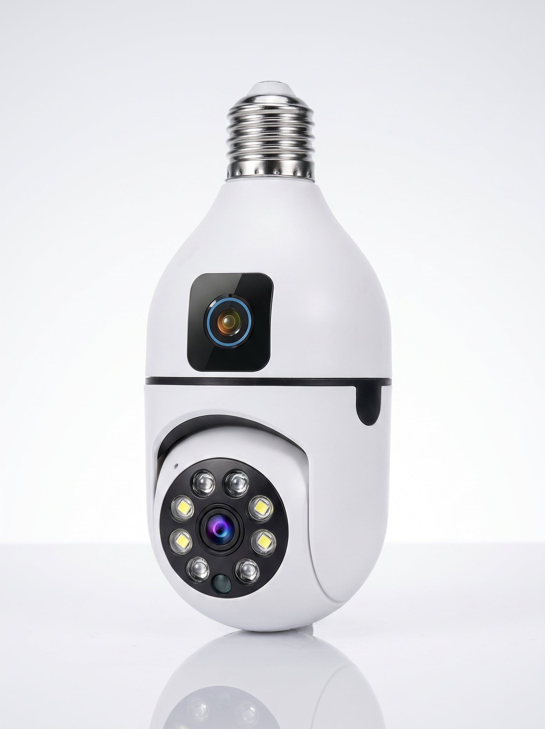 FOCO CAMARA DE SEGURIDAD DOBLE LENTE
