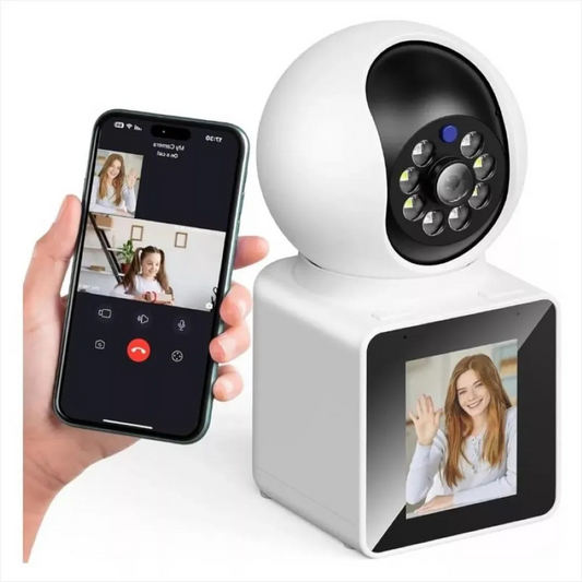 Camara De Seguridad Wifi Video Llamada Con Pantalla Icsee
