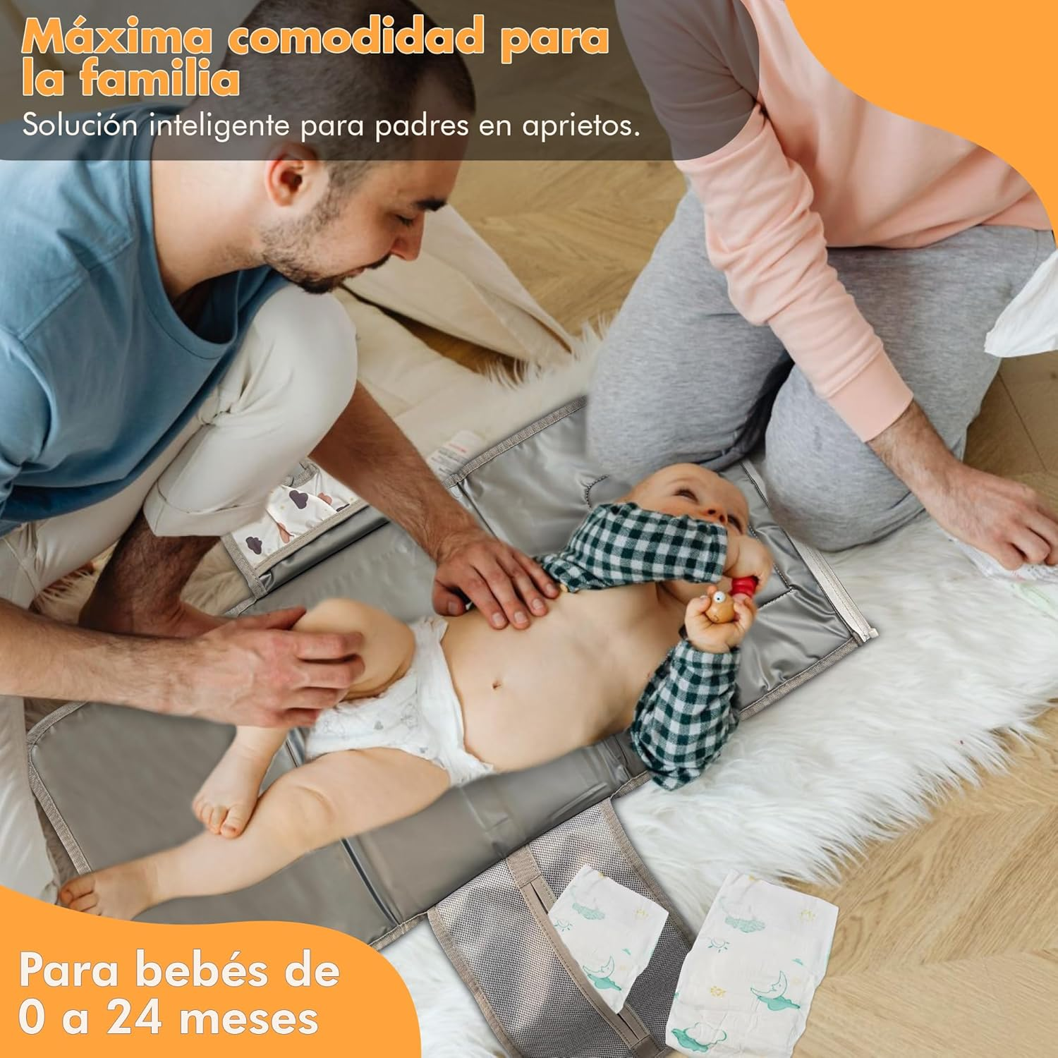 CAMBIADOR PORTATIL PARA BEBÉS