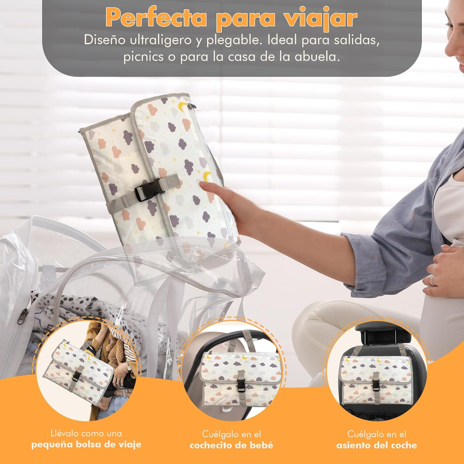 CAMBIADOR PORTATIL PARA BEBÉS