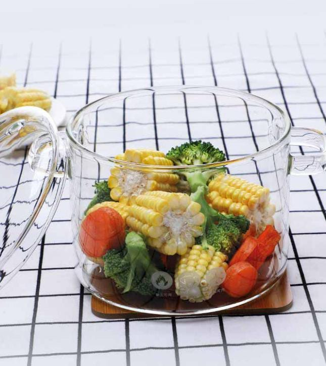 OLLA DE VIDRIO BOROSILICATO LIBRE DE PLOMO!!