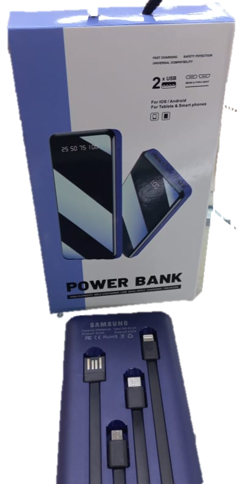 POWER BANK 20000 mAh PARA Micro-USB Cable iPhone Tipo C