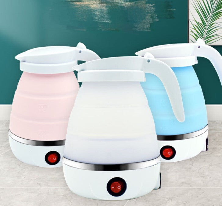 Tetera Eléctrica Pequeña Hervidor De Agua Plegable De Silicona De